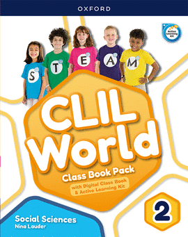 CLIL WORLD SOCIAL SCIENCES 2. CLASS BOOK PACK (MADRID)