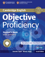 OBJECTIVE PROFICIENCY STUDENT'S BOOK WITH ANSWERS WITH DOWNLOADABLE SOFTWARE 2ND EDITION