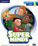 SUPER MINDS LEVEL 1 WORKBOOK WITH SUPER PRACTICE BOOK AND DIGITAL PACK BRITISH E