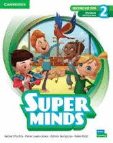 SUPER MINDS LEVEL 2 WORKBOOK WITH SUPER PRACTICE BOOK AND DIGITAL PACK BRITISH E