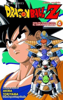 DRAGON BALL Z ANIME COMICS SAGA DEL COMANDO GINEW N� 04/06