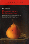 DE RERUM NATURA. DE LA NATURALEZA