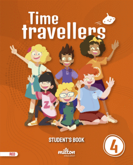 TIME TRAVELLERS 4 RED STUDENT'S BOOK ENGLISH 4 PRIMARIA