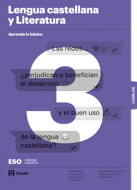 APRENDE LO B�SICO. LENGUA CASTELLANA Y LITERATURA 3 ESO. LOMLOE