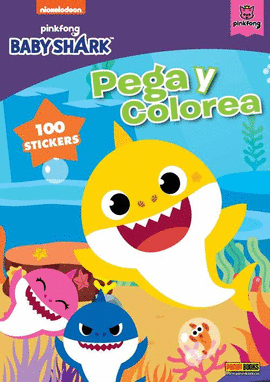 PEGA Y COLOREA BABY SHARK