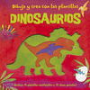 DINOSAURIOS.DIBUJA Y CREA CON PLANTILLAS
