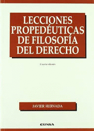 LECCIONES PROPEDUTICAS DE FILOSOFA DEL DERECHO
