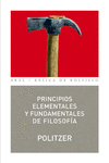 PRINCIPIOS ELEMENTALES Y FUNDAMENTALES DE FILOSOF�A