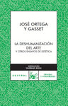 LA DESHUMANIZACI�N DEL ARTE