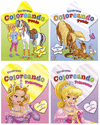 DIVI�RTETE COLOREANDO (4 T�TULOS)