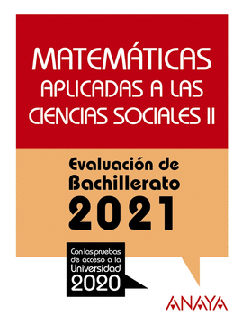 MATEMTICAS APLICADAS A LAS CIENCIAS SOCIALES II.