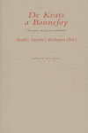 �DE KEATS A BONNEFOY
