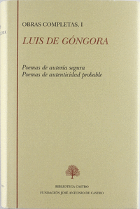 LUIS DE GONGORA. OBRA COMPLETA I