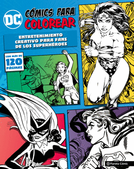 DC COMICS PARA COLOREAR SUPERHERONAS