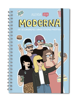 AGENDA ANUAL BOLSILLO MODERNA DE PUEBLO 2018